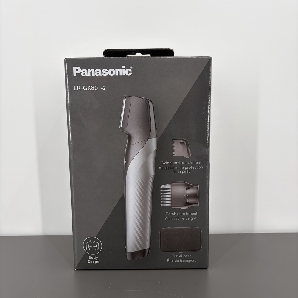 Panasonic ER-GK80-S Body Groomer Wet Dry Cordless Shaving Trimmer Black NEW